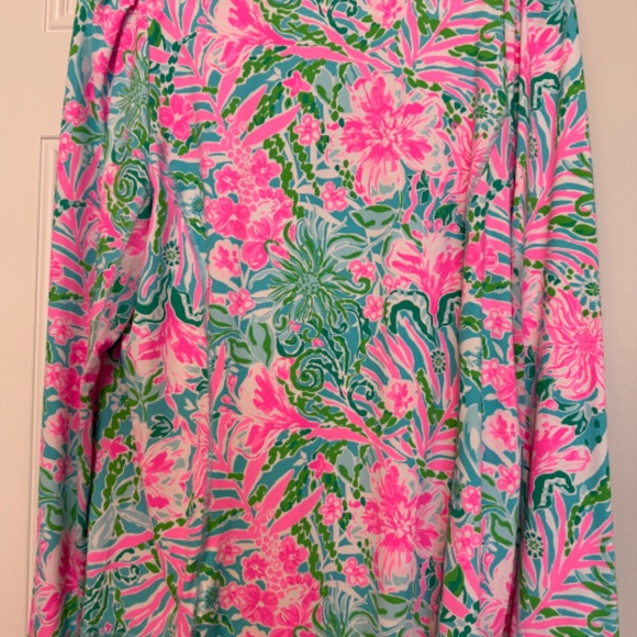 NWT Luxletic Niccola Mesh Panel Half Zip Lilly Pulitzer NEW - Picture 3 of 4